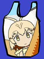 タンクトップに描かれたスナネコ（けものフレンズ）の画像