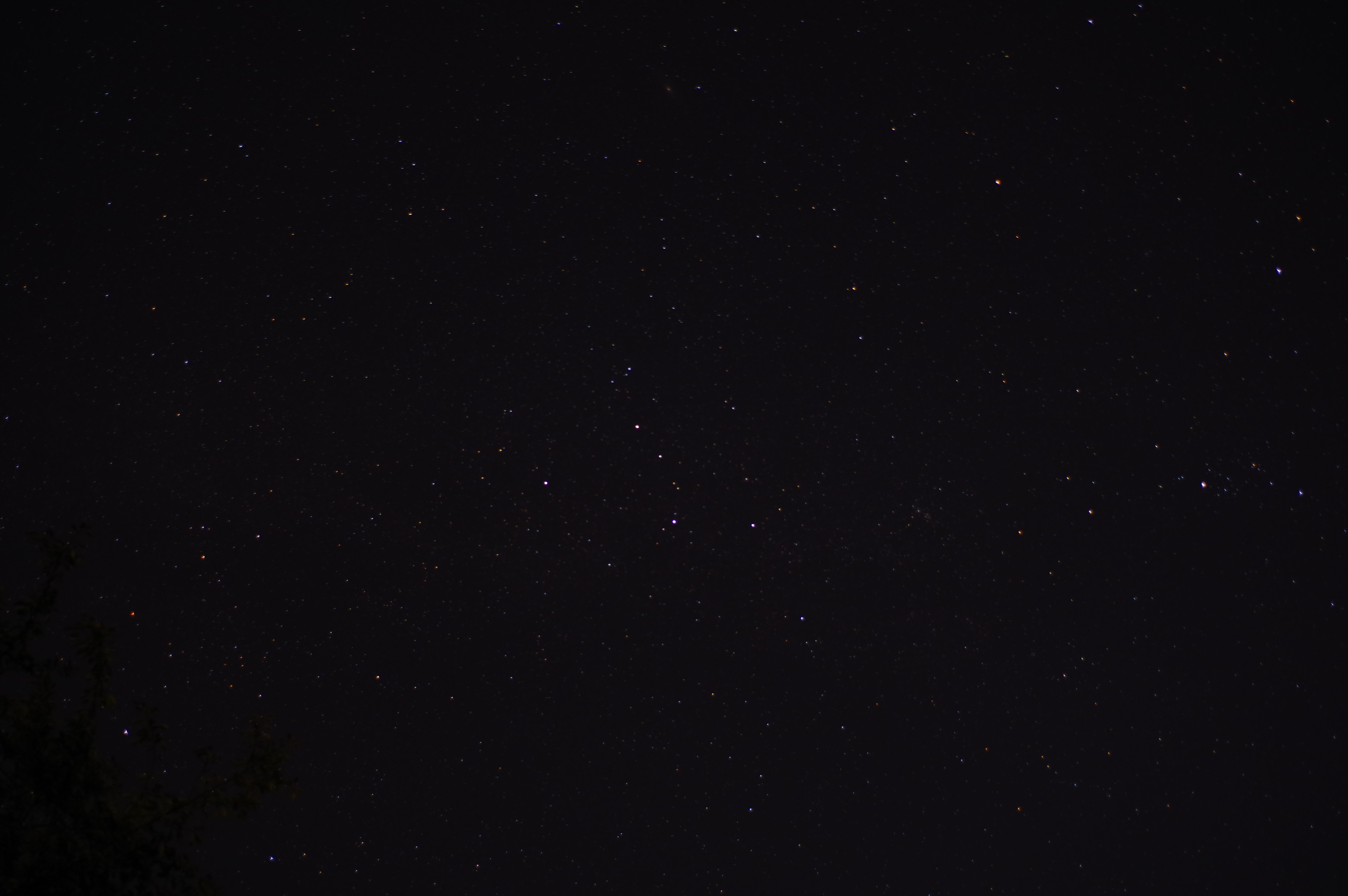 2020年8月19日の星の画像。