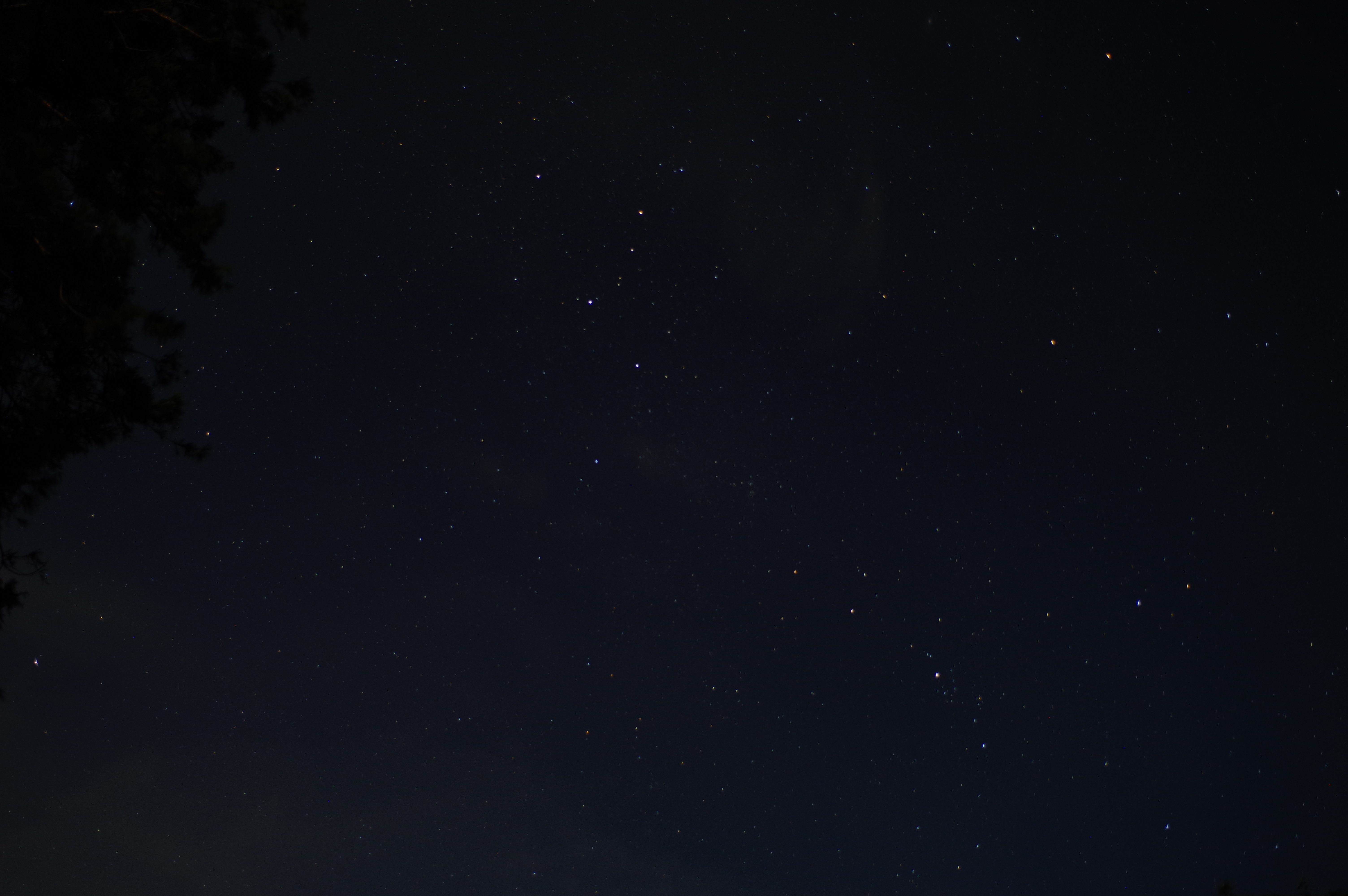 2020年8月29日の星の画像。