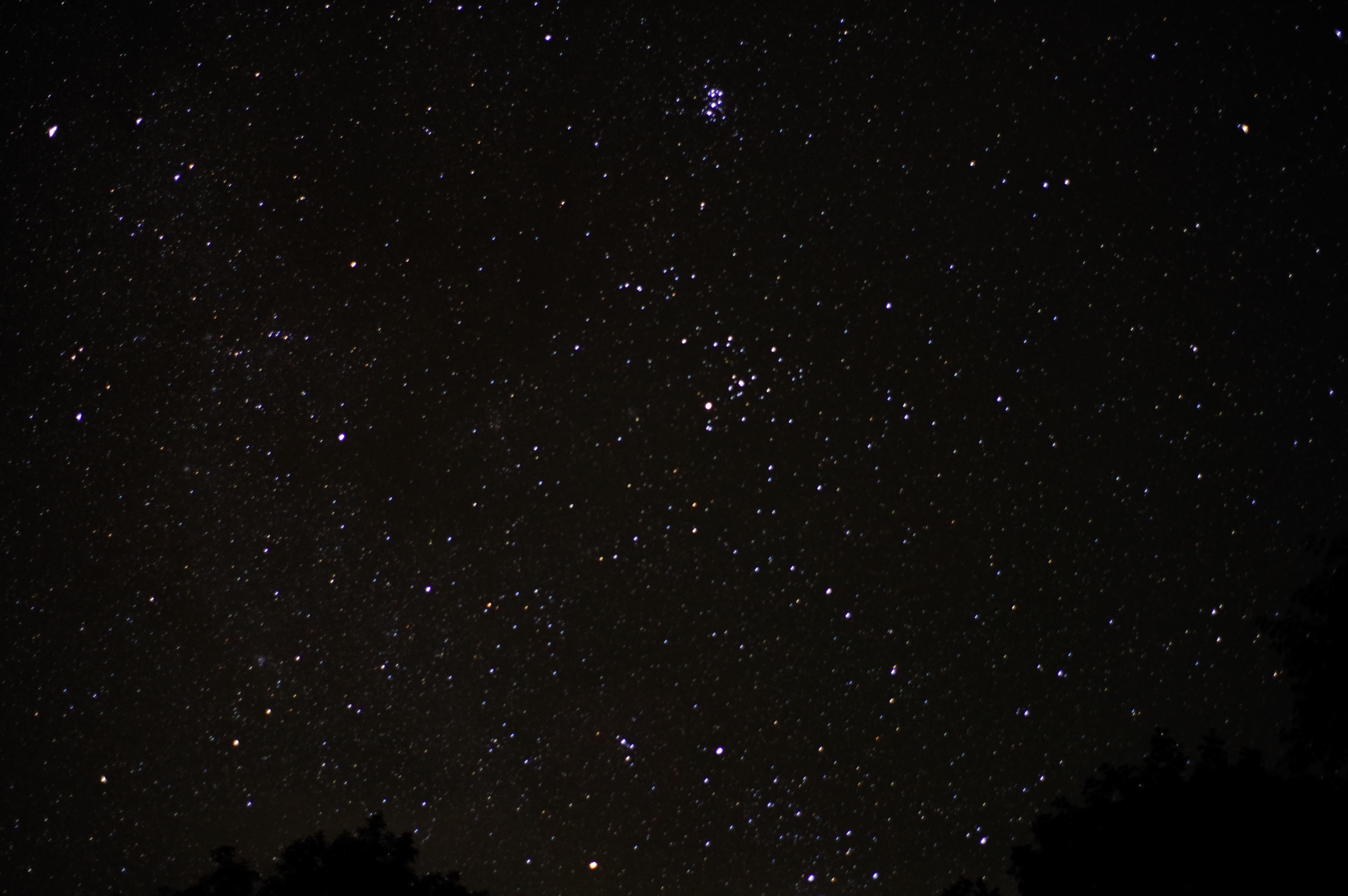 2020年10月17日の星の画像。