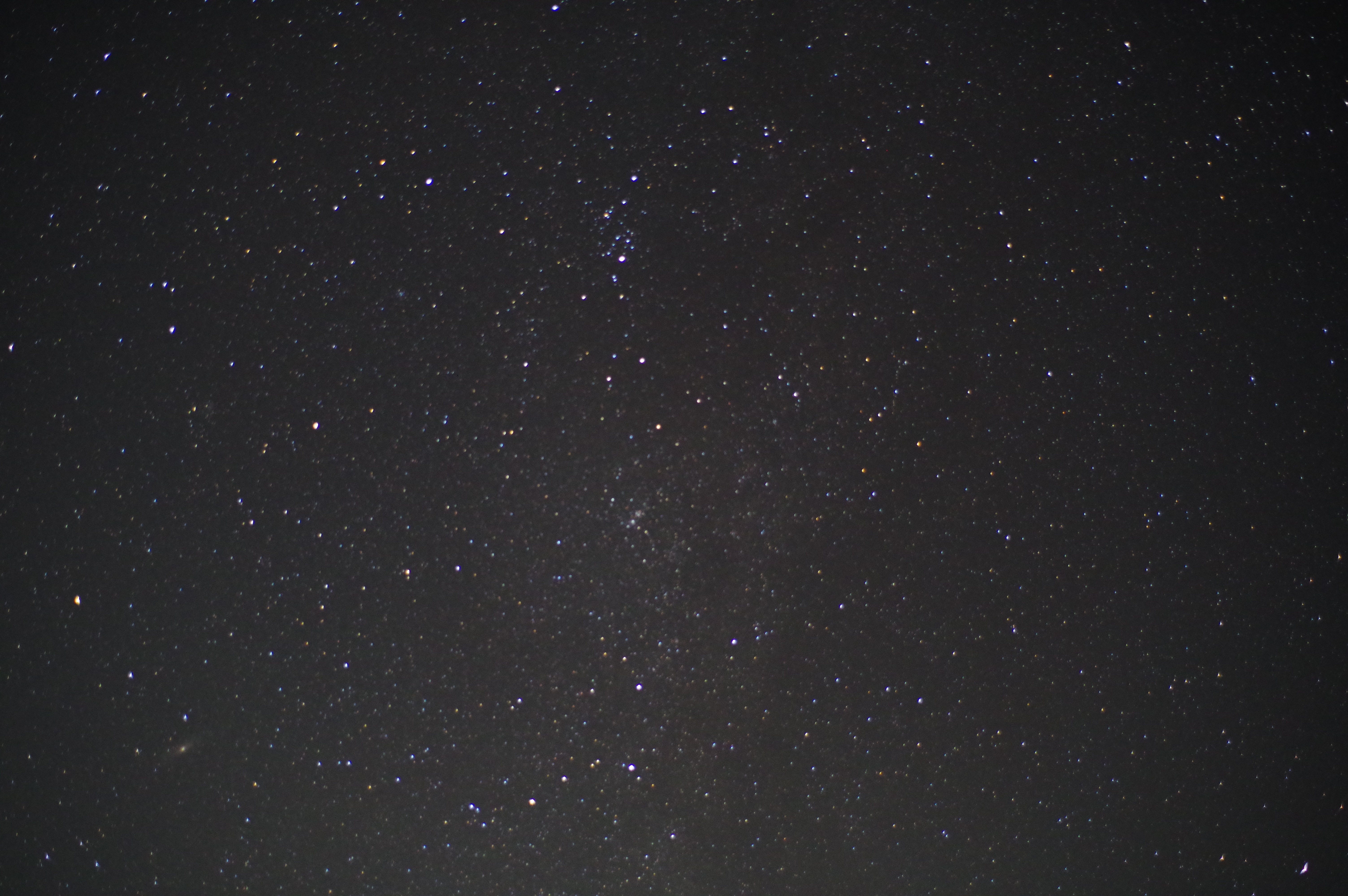 2020年10月17日の星の画像。